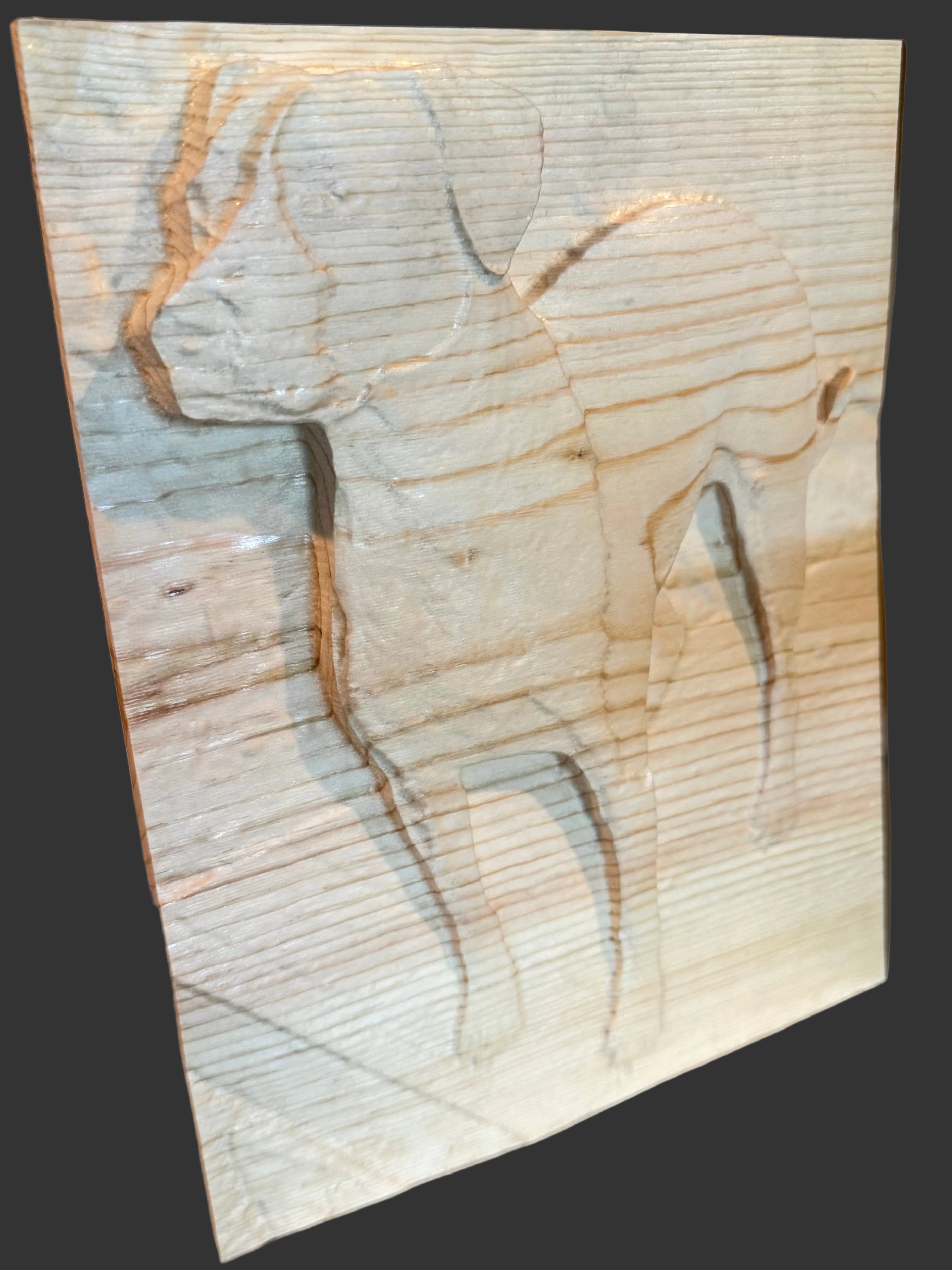 Custom Wood Carved Relief Large